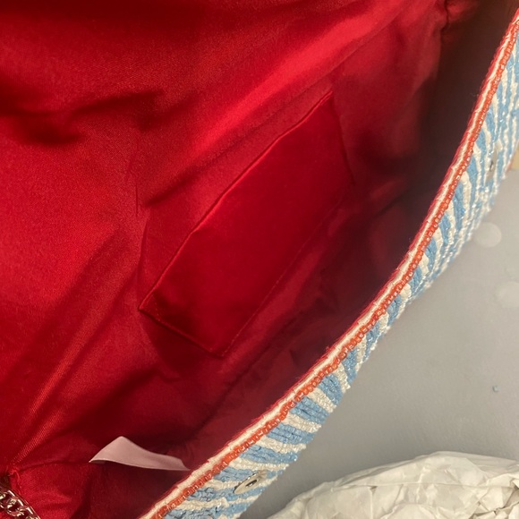 Striped Blue and Red Lobster Handbag - Picture 8 of 8